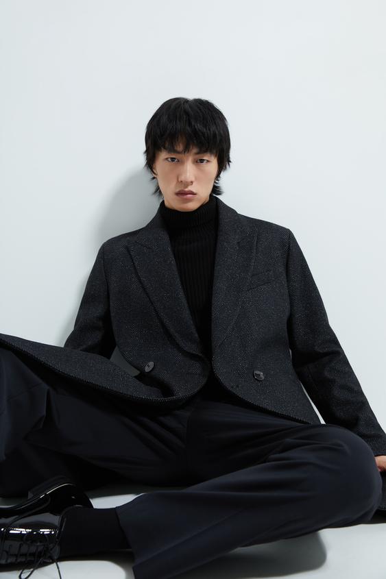 Palto Me Sxedio Psarokokalo Zara Ellada