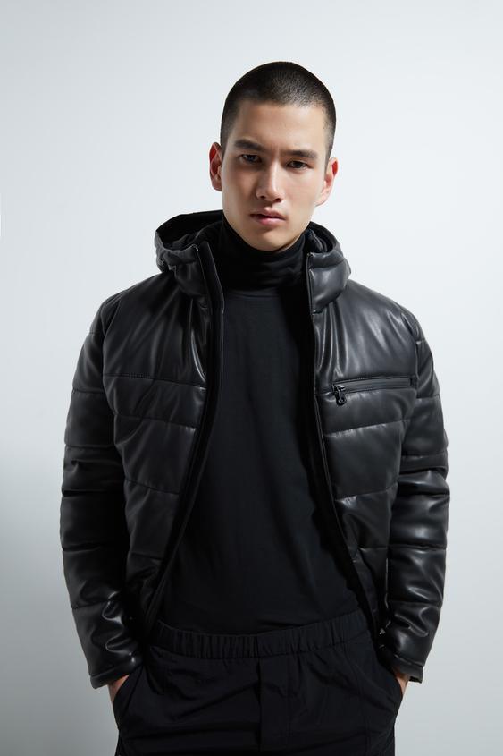 Faux Leather Puffer Jacket Zara France - Faux Leather Puffer Jacket Zara Faux Leather Puffer Jacket Zara France - Faux Leather Puffer Jacket Zara