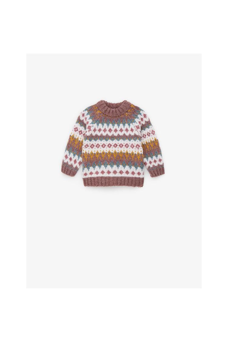 Troja Av Glittrig Jacquard Zara Sverige