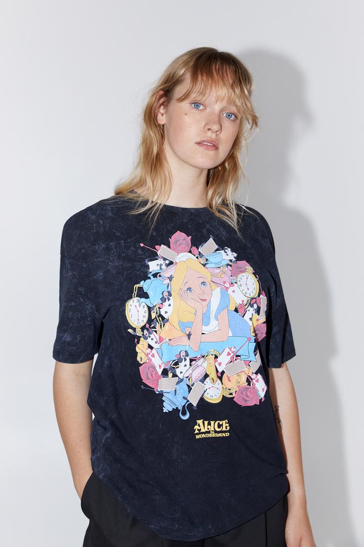 Alice In Wonderland C Disney T Shirt Zara Azerbaijan