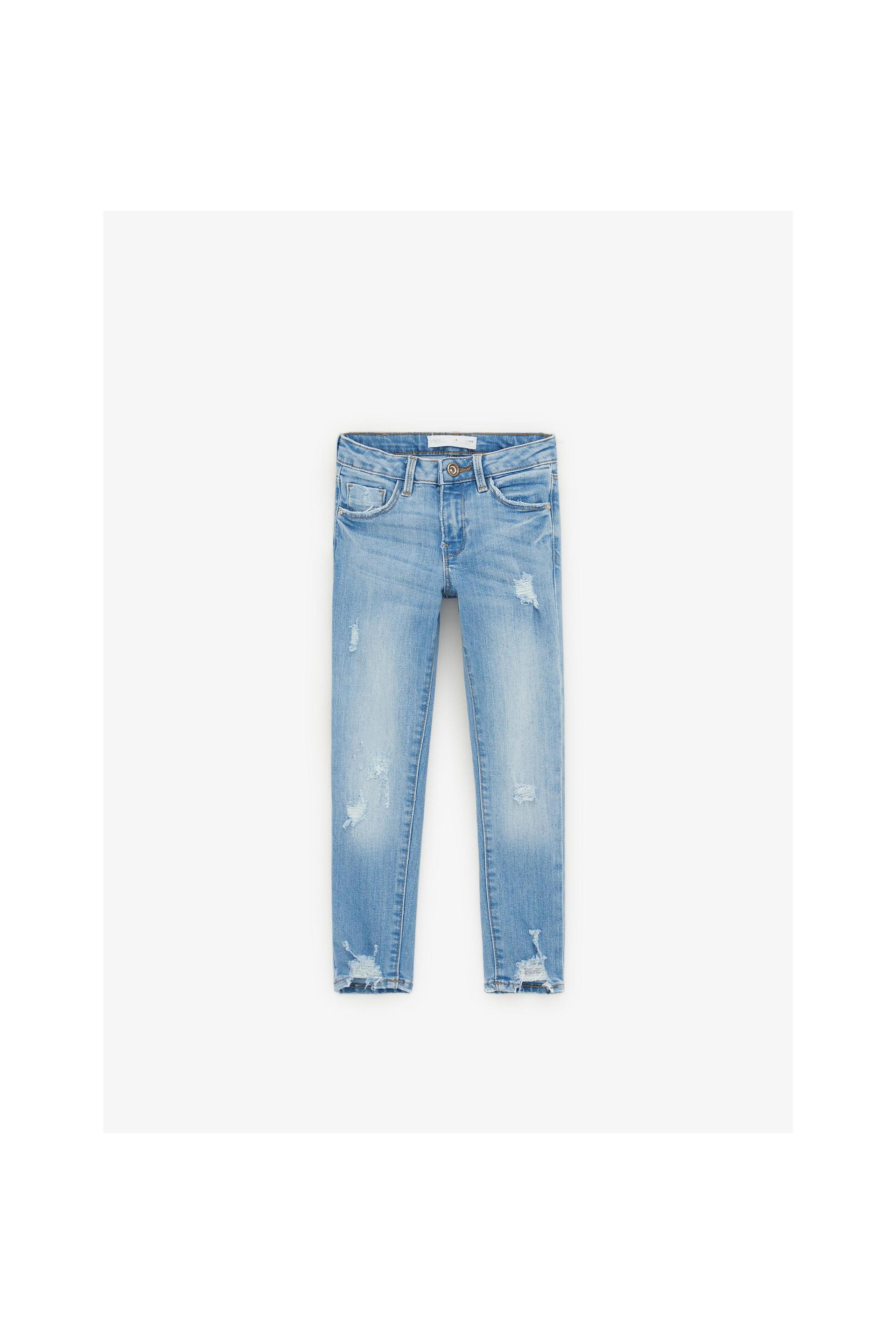 Ripped Skinny Jeans Zara United Arab Emirates