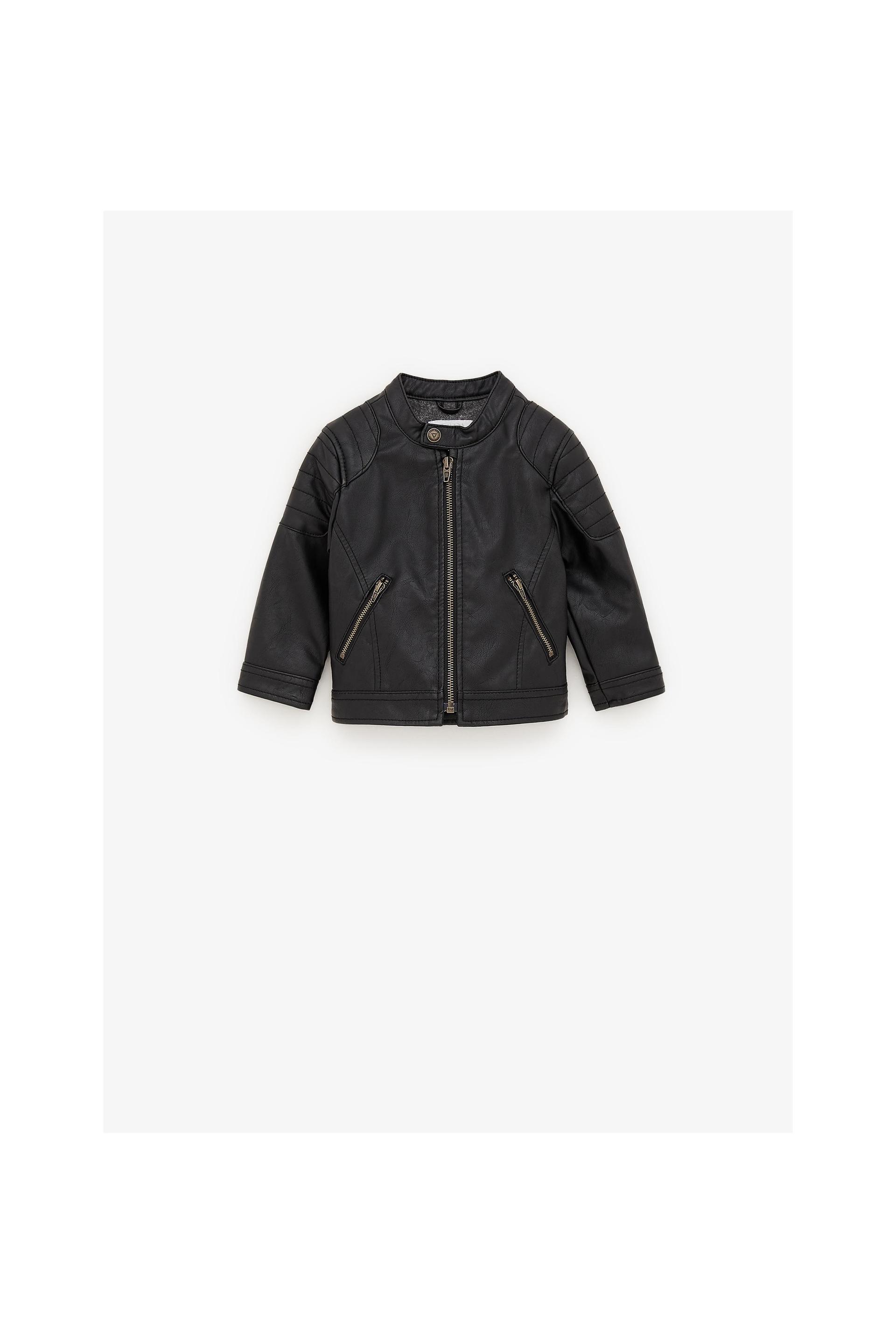 Faux Leather Biker Jacket