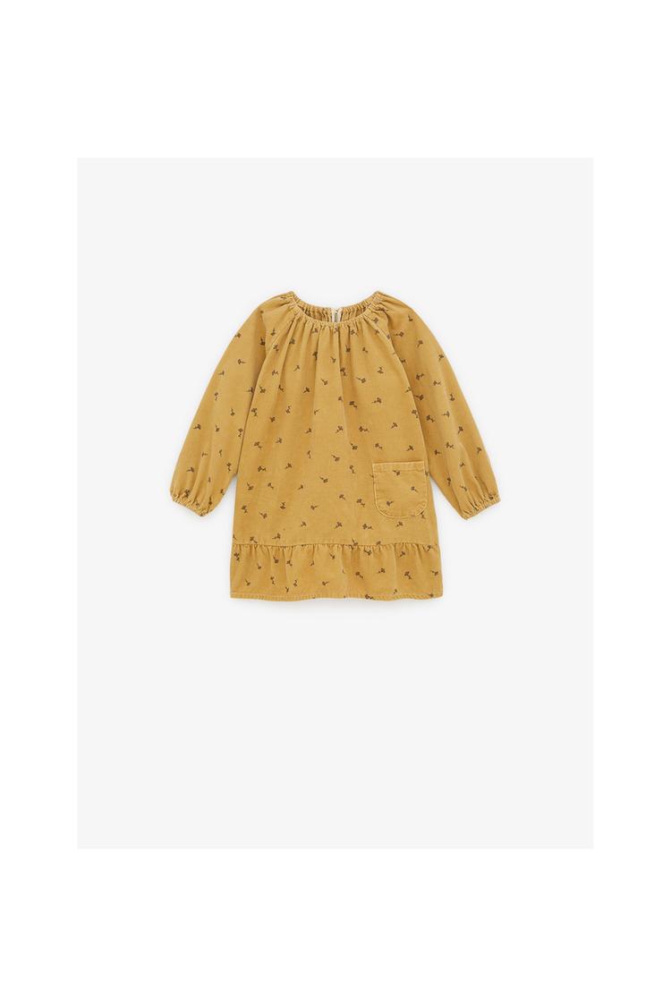 Babyribfluwelen Jurk Met Tulpen Zara Belgie