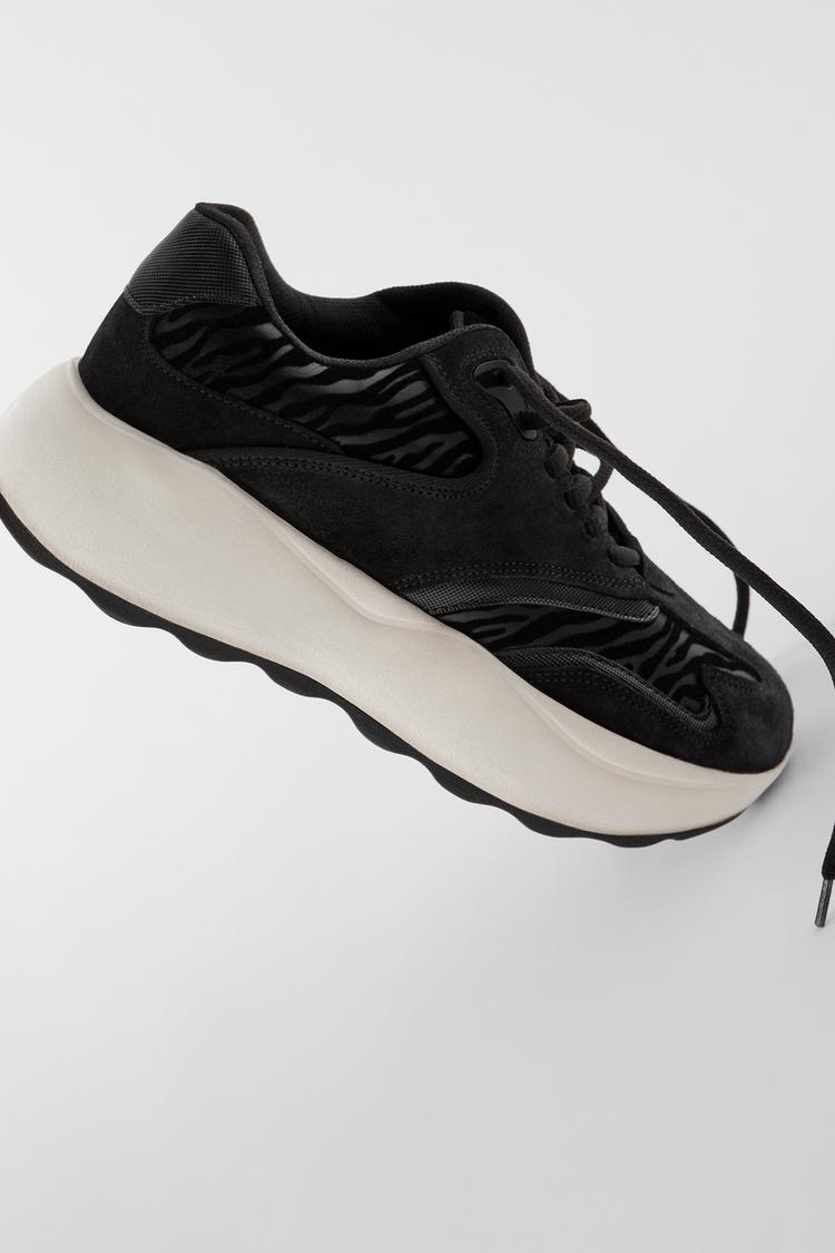 Animal Print Sneakers Zara Canada