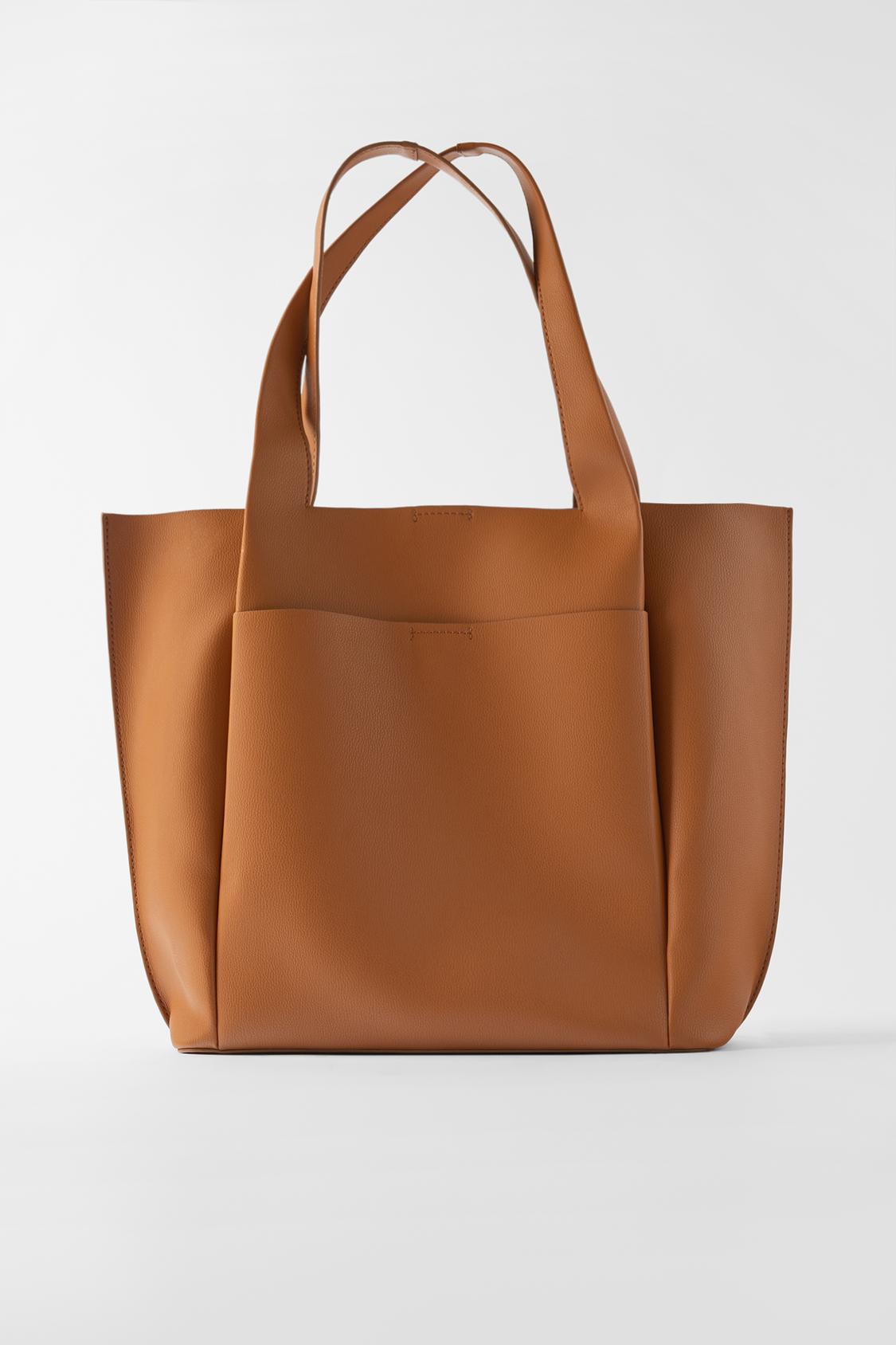 ZARAのミニマルトートバッグ