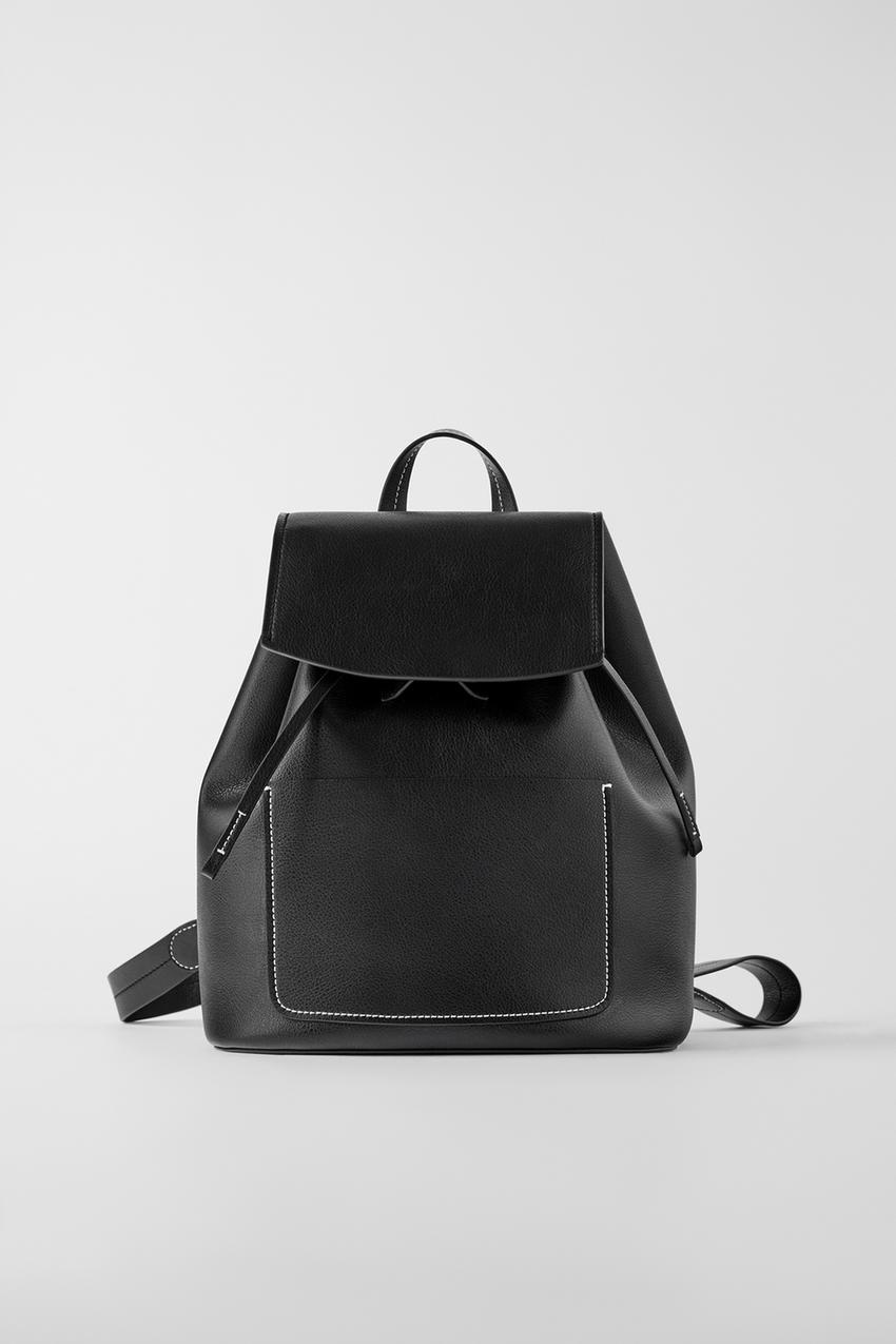 Ropa chula de Zara por menos de 20 € para desatar envidias 5 Merca2.es Imagen 2 de MOCHILA PESPUNTES de Zara