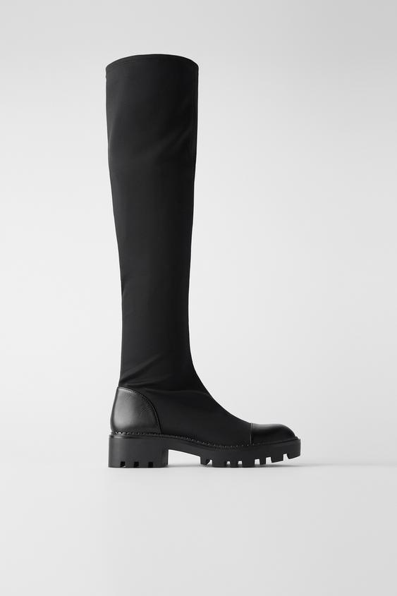Track Sole Tall Boots Zara Taiwan China