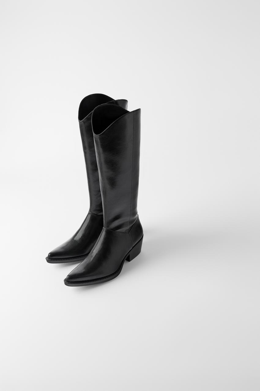 Изображение 1 из Ботинки на каблуках COWBOY от Zara