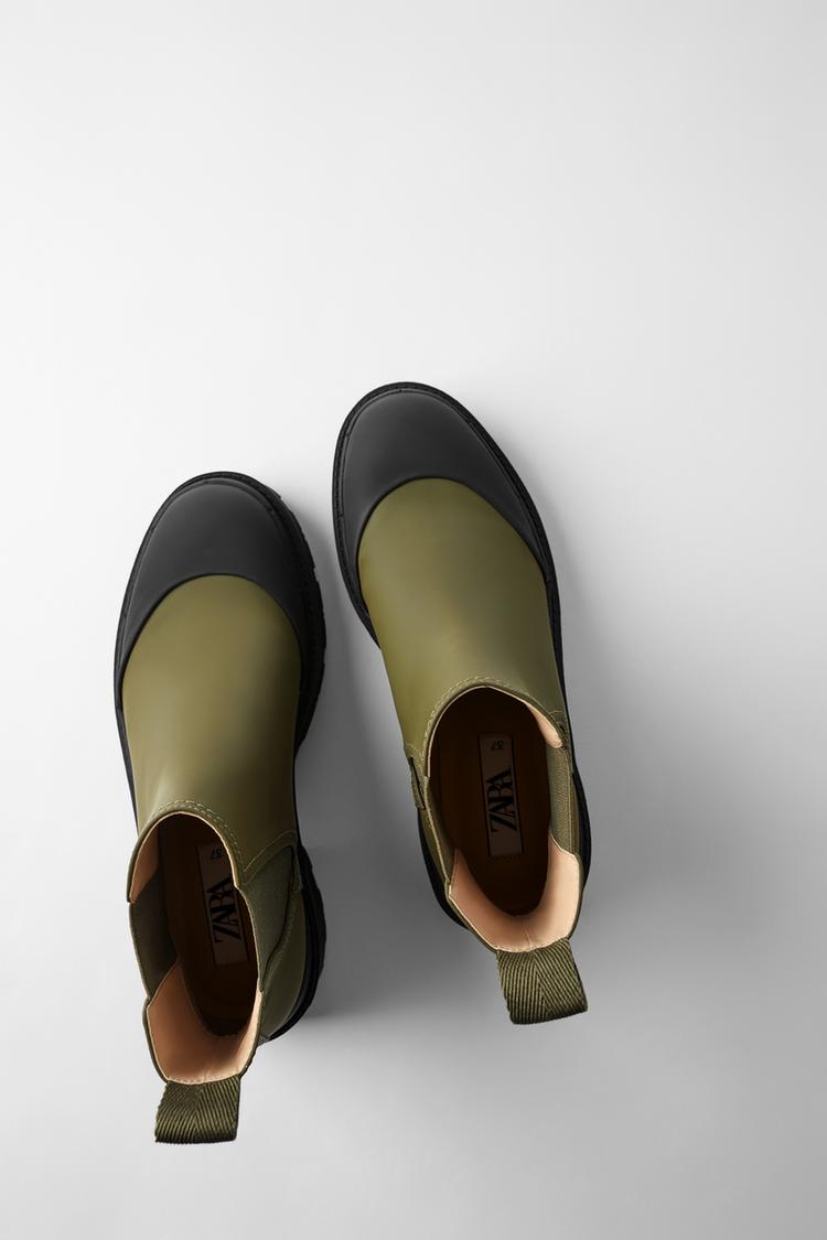 Low Heeled Technical Ankle Boots Trf Zara Argentina