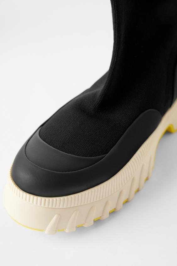 Sock Style High Top Sneakers Zara Bosnia And Herzegovina