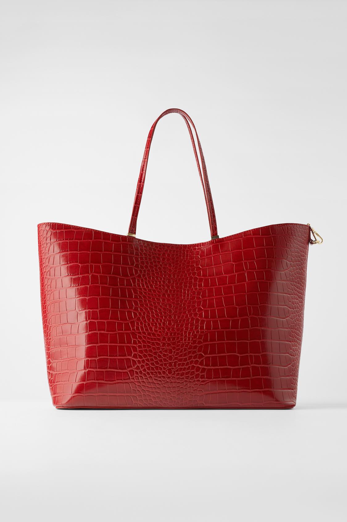 ZARAのアニマル柄トートバッグ