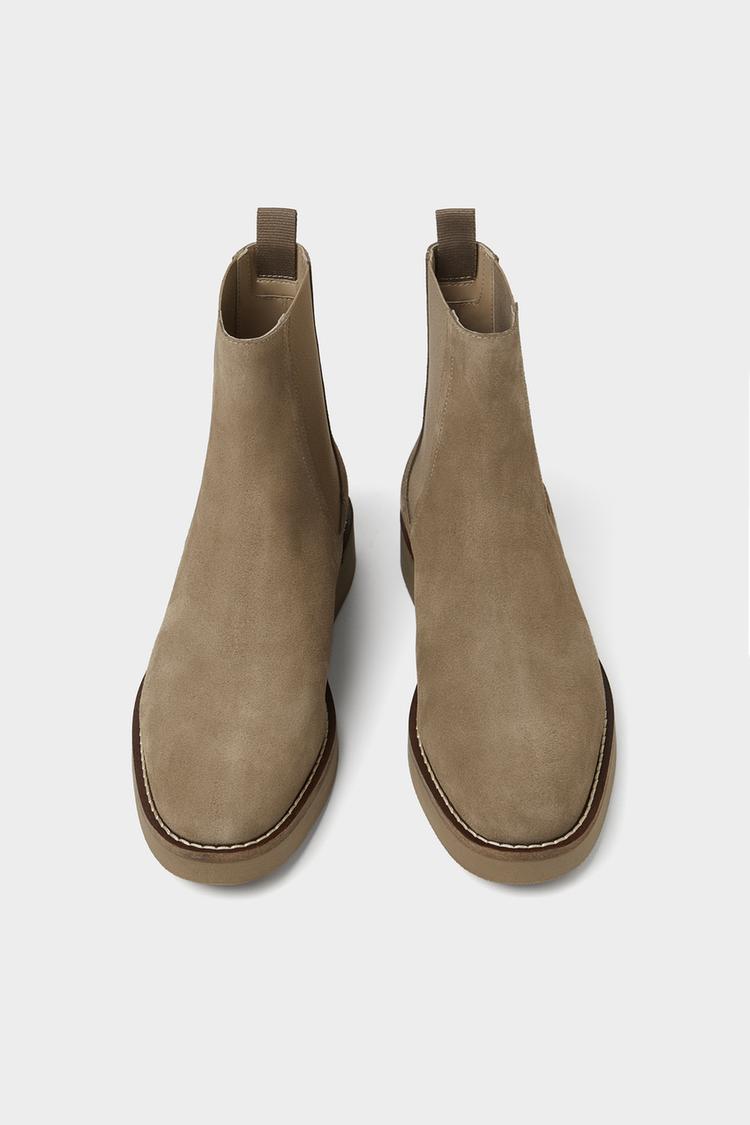 High Leg Split Suede Chelsea Boot Zara Croatia