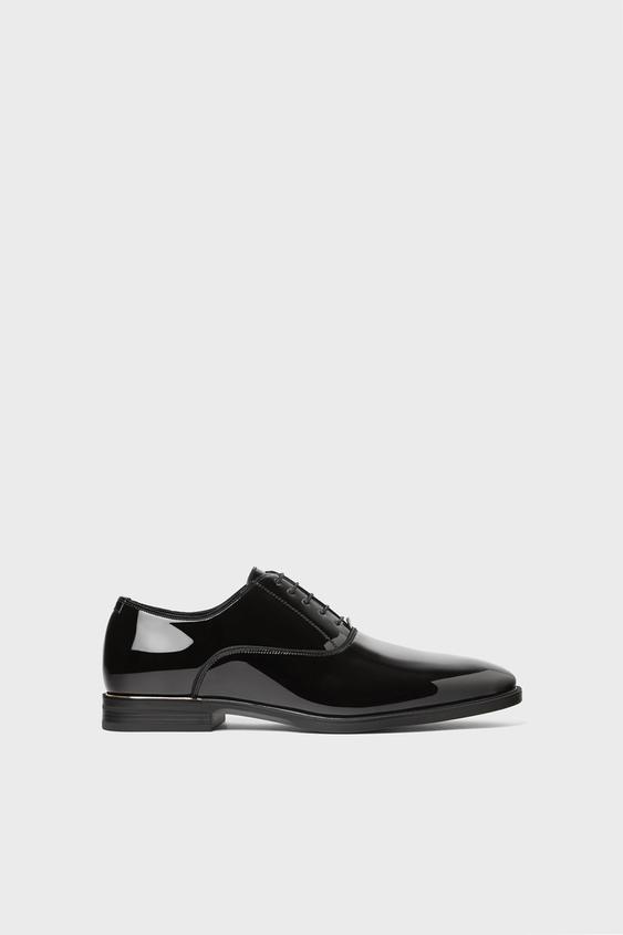 Zapato Vestir Charol Negro Zara Colombia