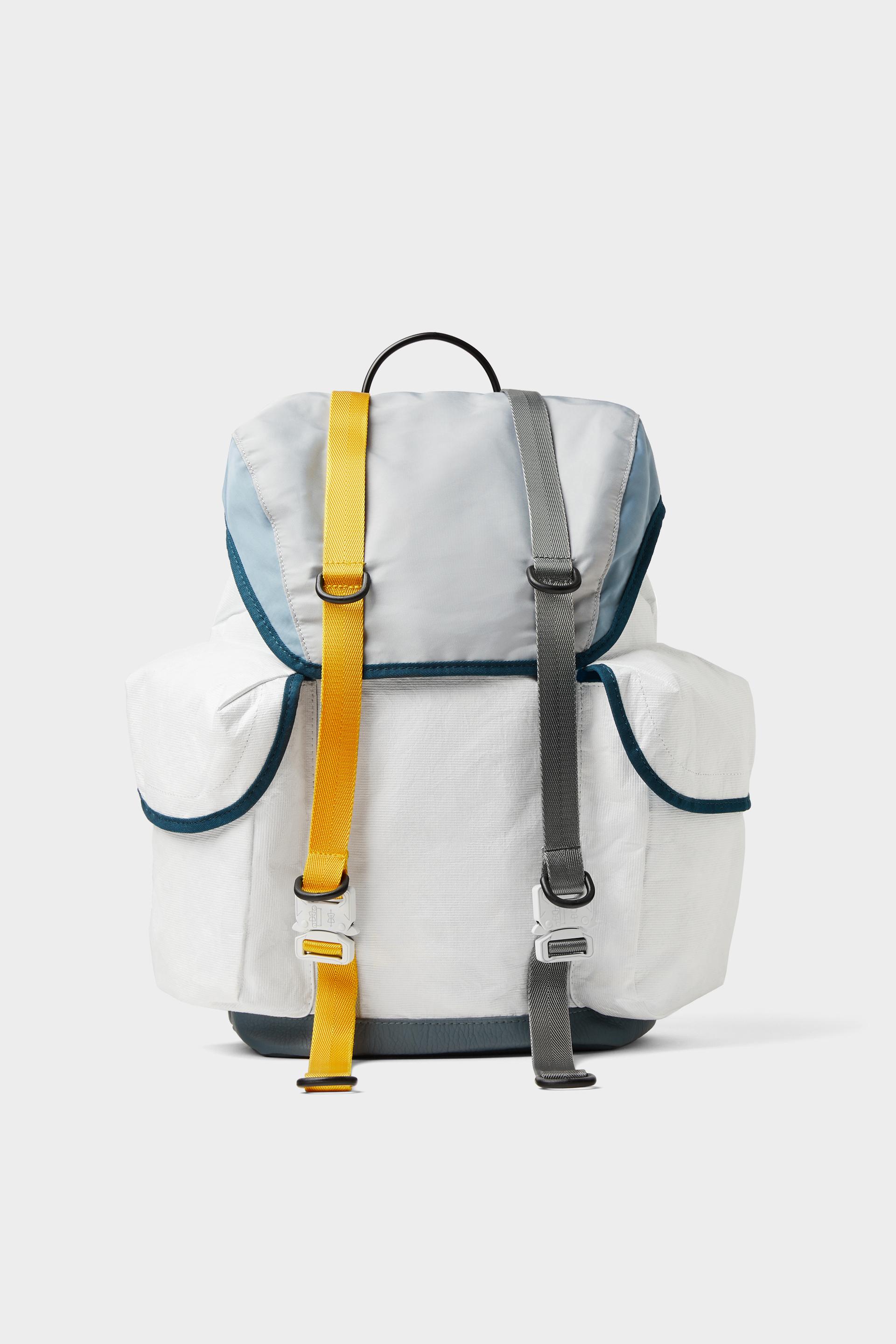 White Multi Pocket Backpack