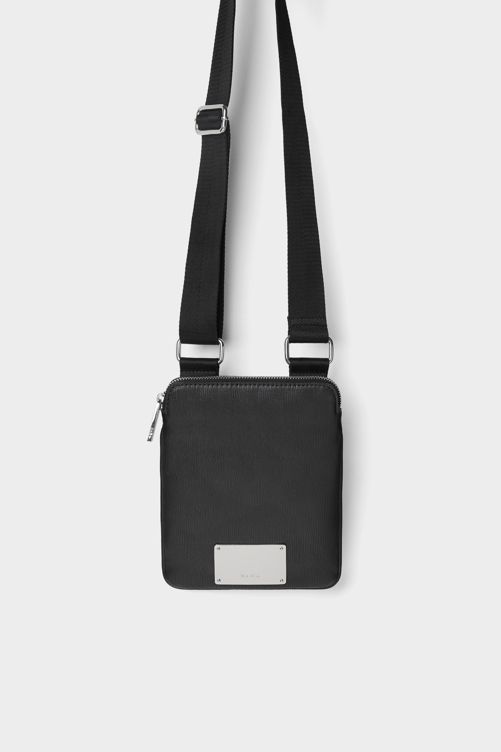 Black Minimalist Mini Crossbody Bag