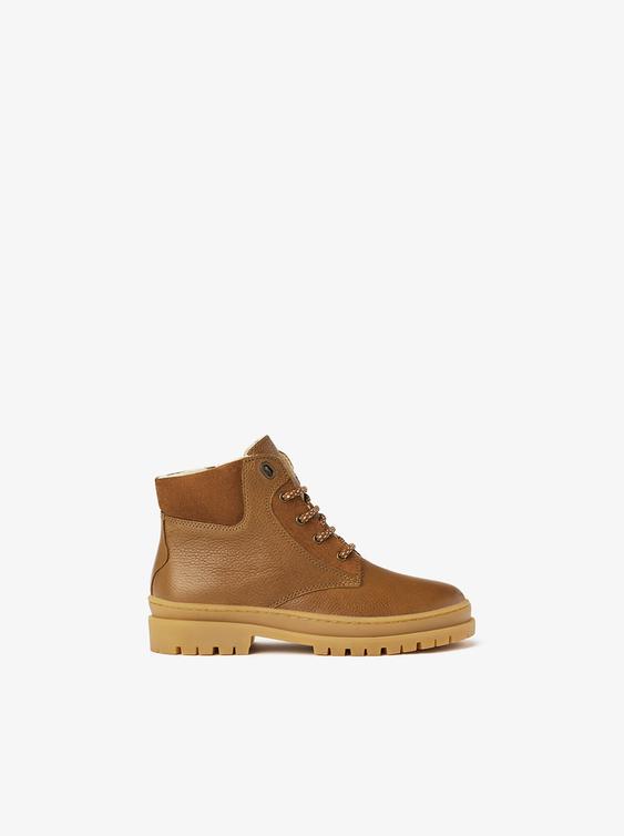 Leather Mountain Boots Leather Boy Shoes Kids Zara Japan Leather Mountain Boots Leather Boy Shoes Kids Zara Japan