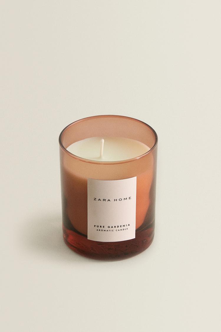Pure Gardenia Scented Candles Zara United Kingdom