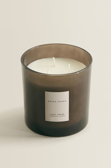 (620 G) DARK AMBER SCENTED CANDLE