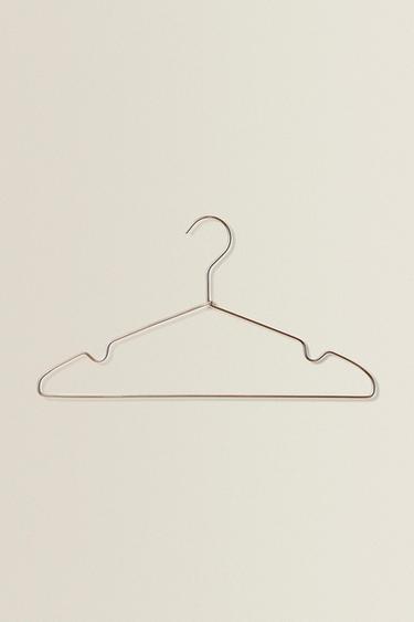METAL HANGER (SET OF 5) - Gold by Zara - Image 0