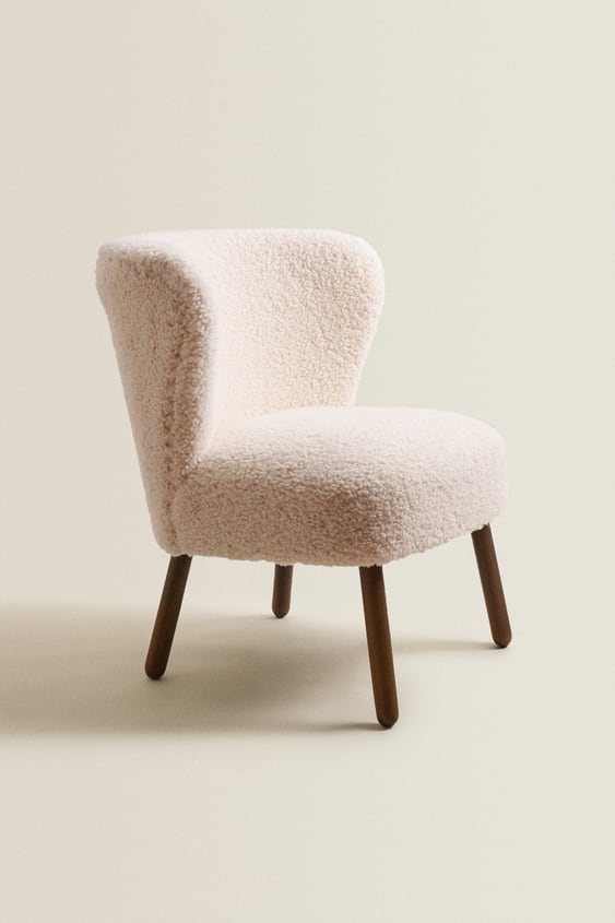 Upholstered Armchair Dark Beige, Upholstered Arm Chair