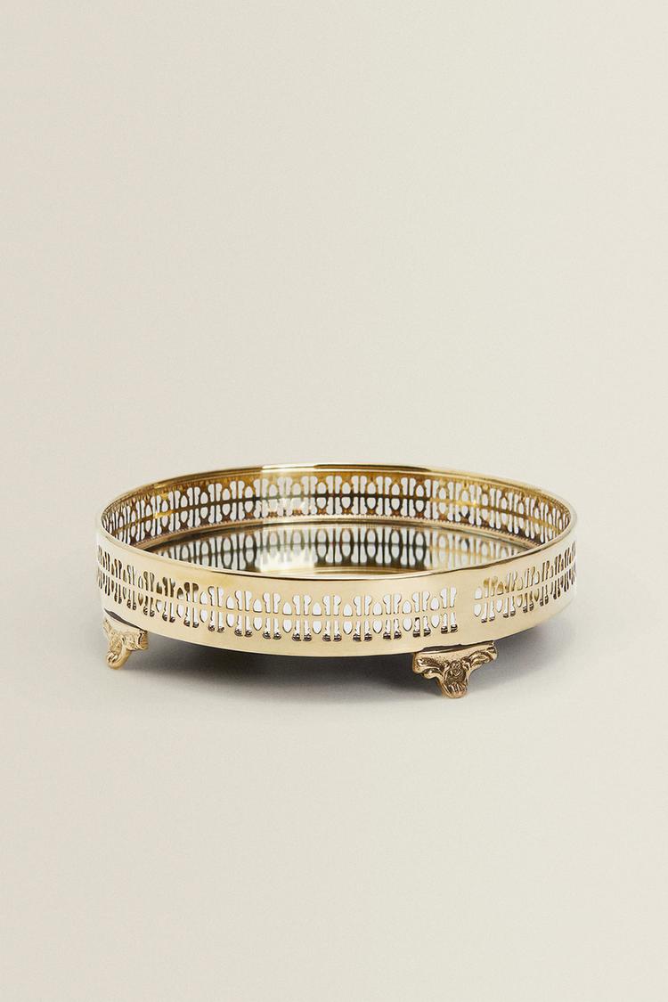 Decorative Round Tray Zara United Kingdom