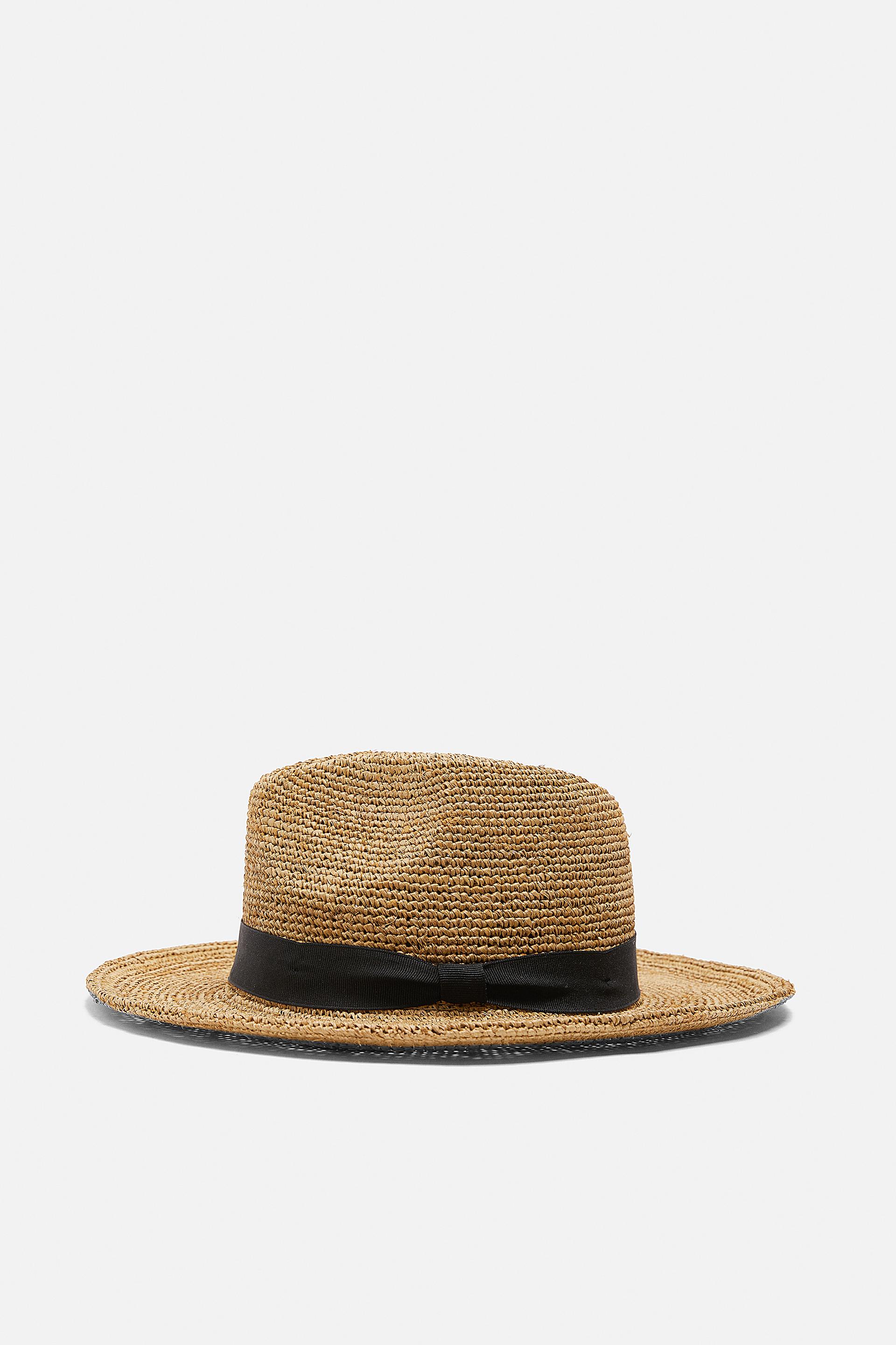 Image 1 of RAFFIA HAT from Zara