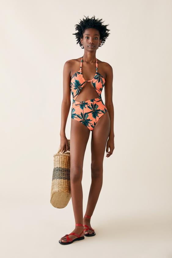 Image 1 of PRINTED TRIKINI from Zara