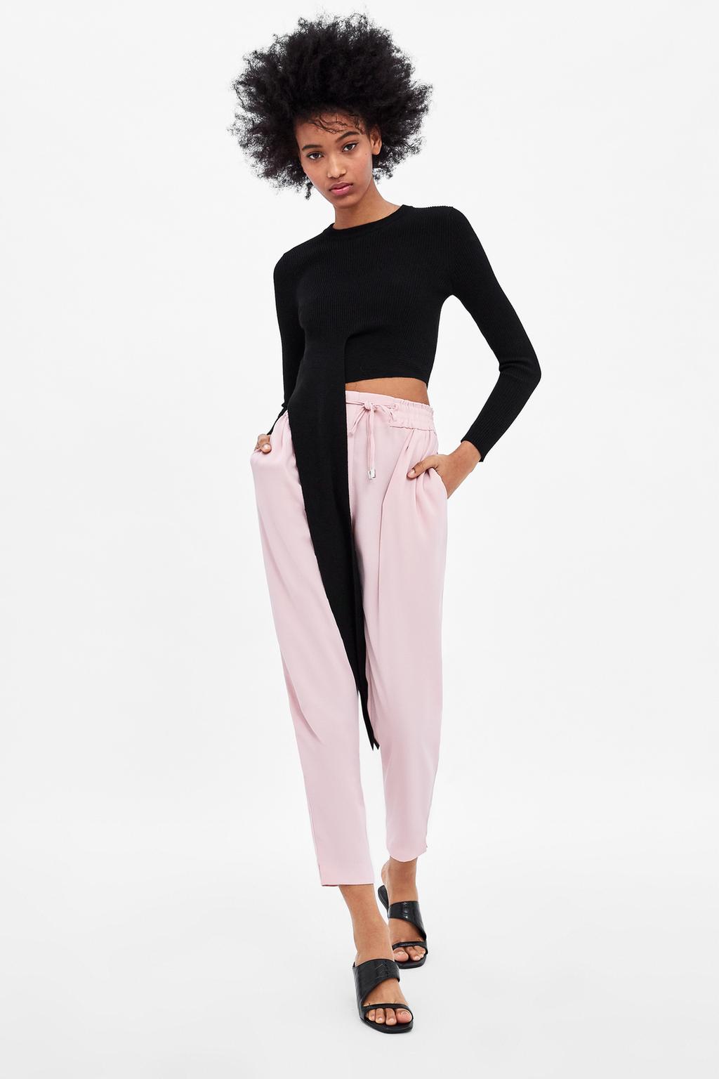 Imagen 1 de PANTALÃN CINTURA JOGGER de Zara