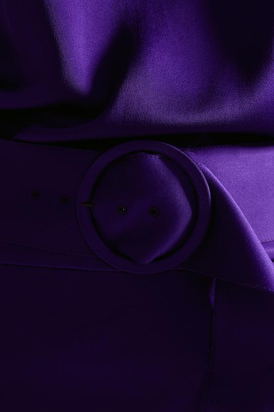 Image 7 of LIMITED EDITION MINI SKIRT WITH BELT from Zara