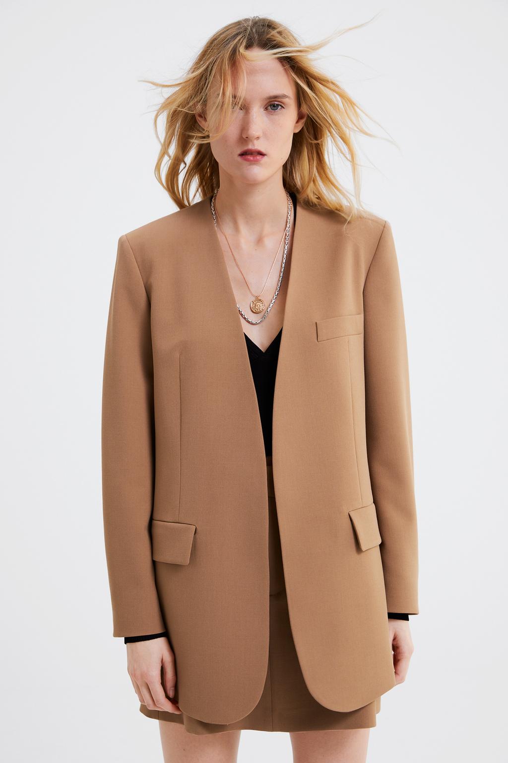 Image 2 of BLAZER WITH FLAP POCKETS from Zara
