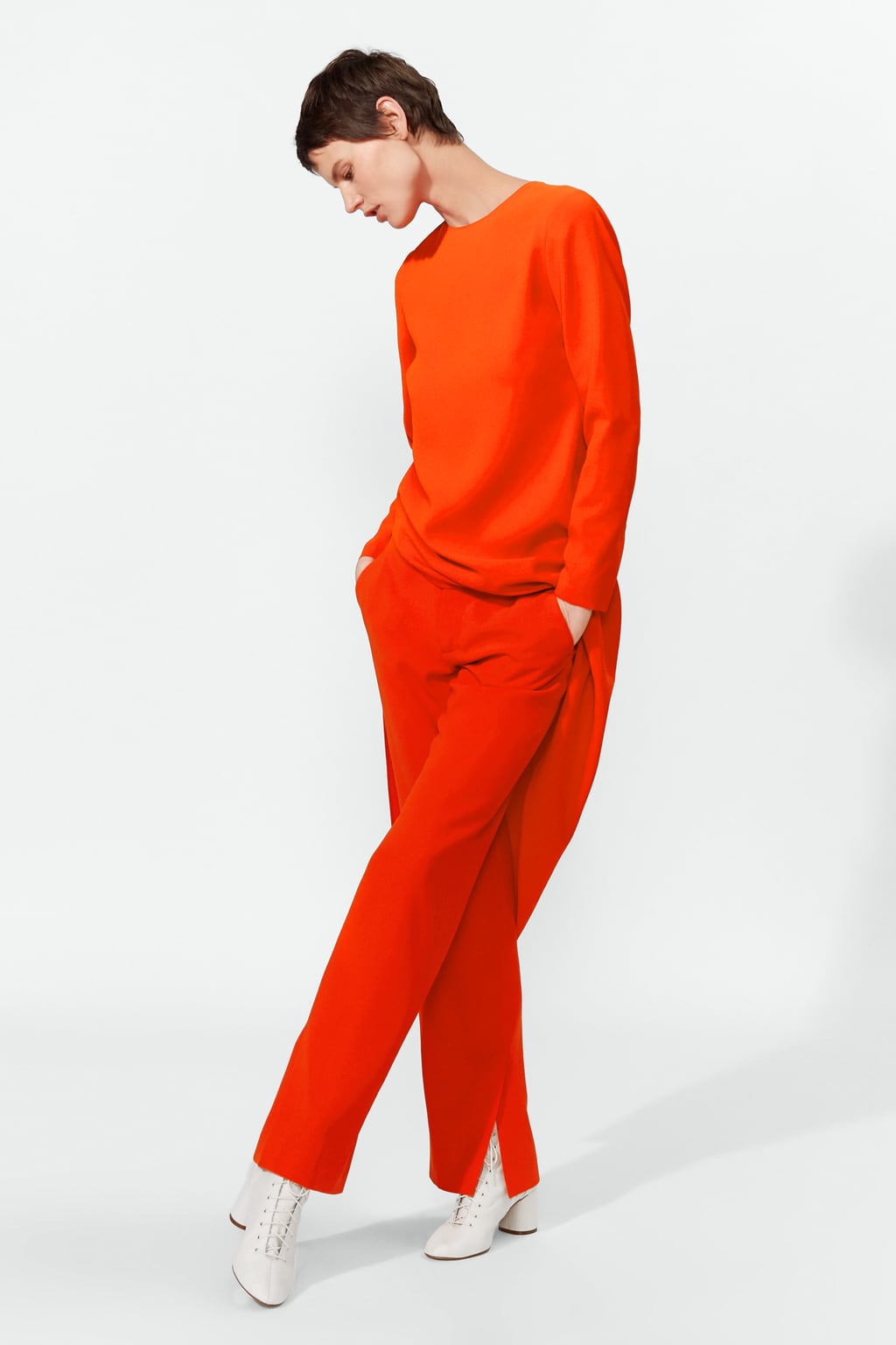Image 1 of SIDE VENT TROUSERS from Zara