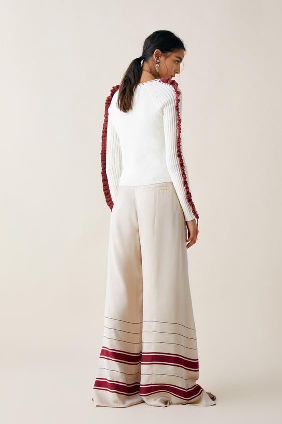 Image 3 of LIMITED EDITION ZARA STUDIO PAREO TROUSERS from Zara