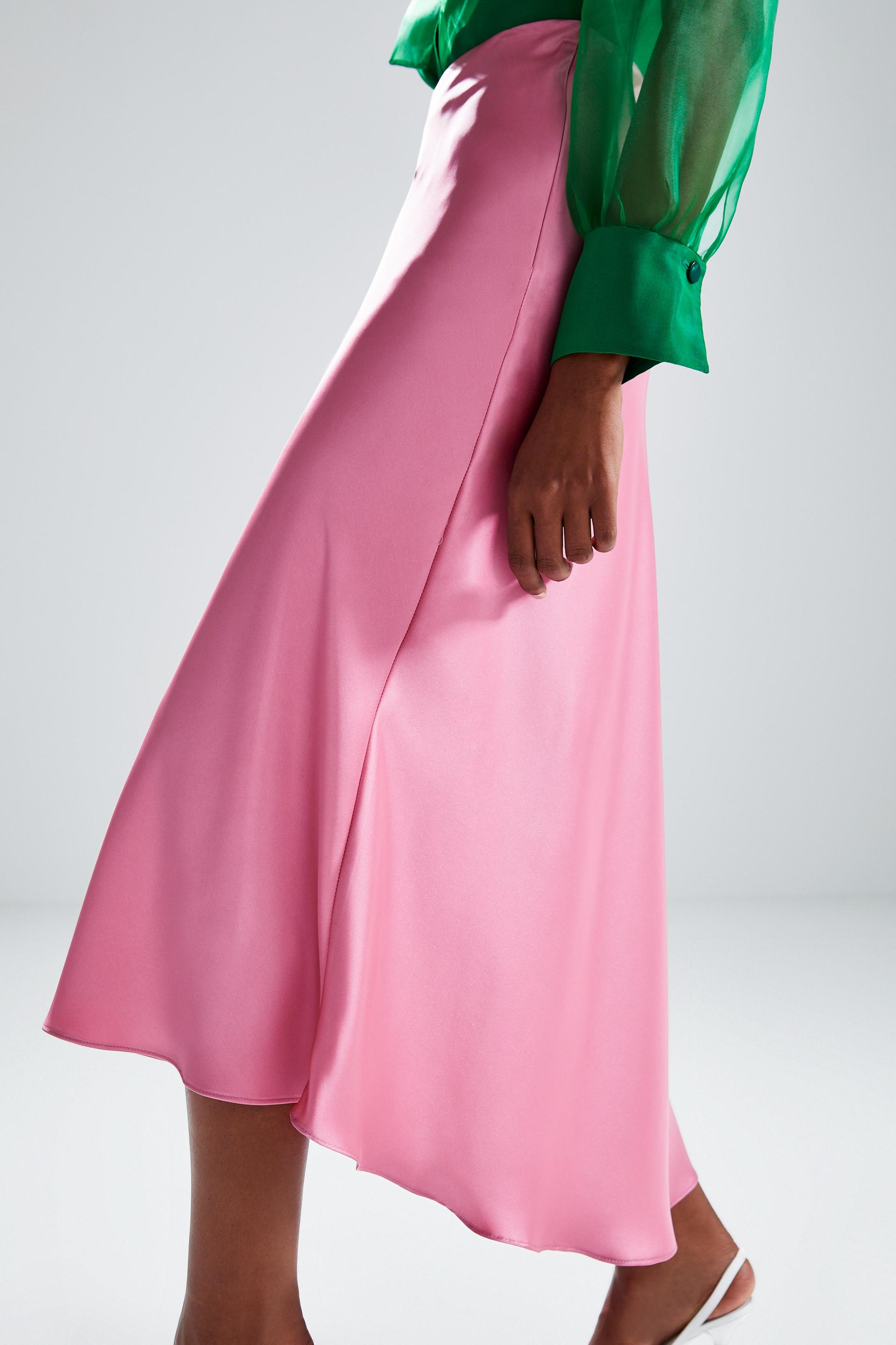 Image 5 of SATIN SKIRT of Zara