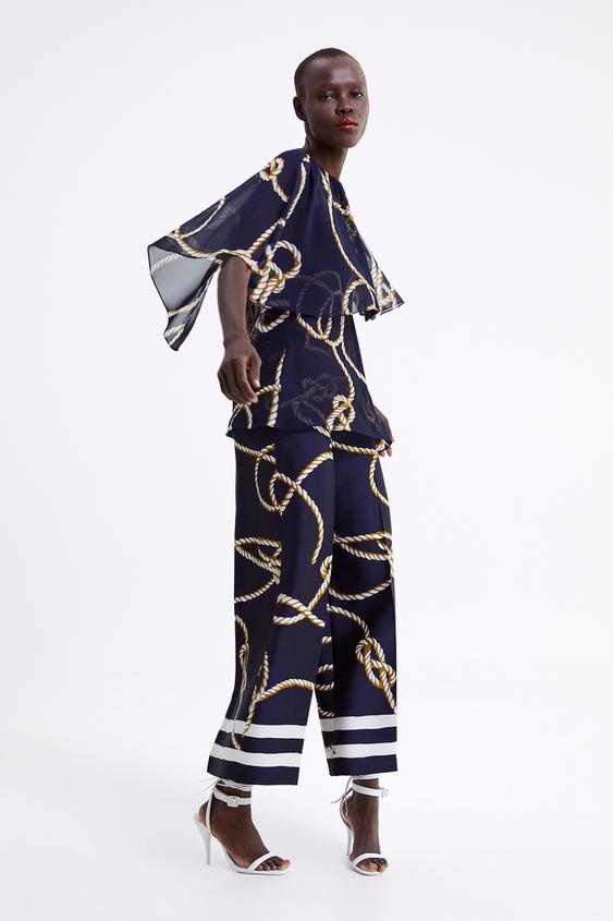 Shoptagr Denimove Nohavice S Vysokym Pasom A Dierami