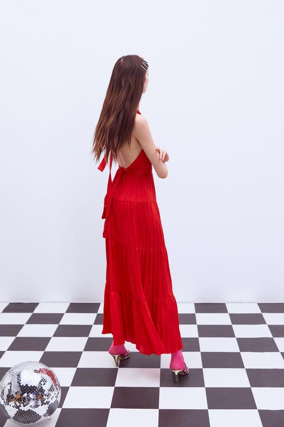 Image 4 of HALTERNECK DRESS from Zara