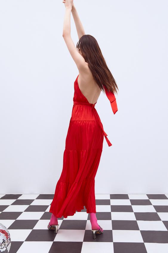 Image 6 of HALTERNECK DRESS from Zara