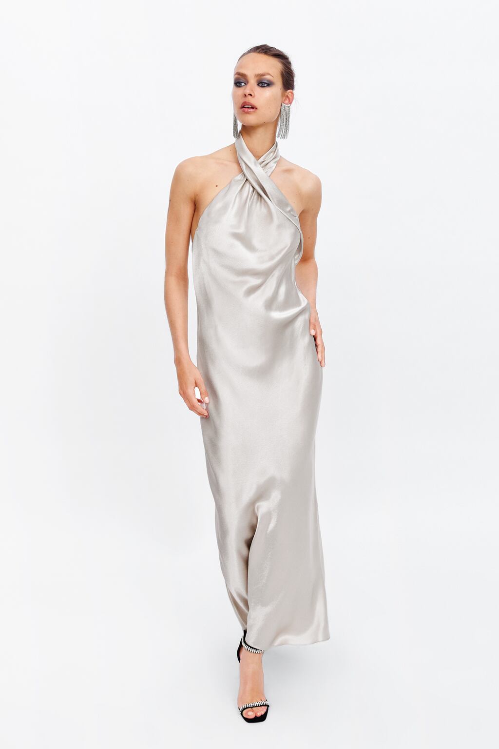 Image 1 of LIMITED EDITION HALTERNECK DRESS from Zara