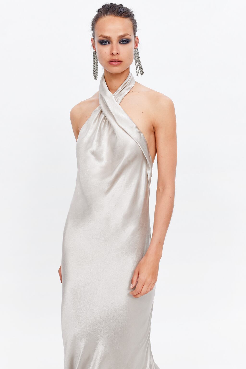 Image 2 of LIMITED EDITION HALTERNECK DRESS from Zara