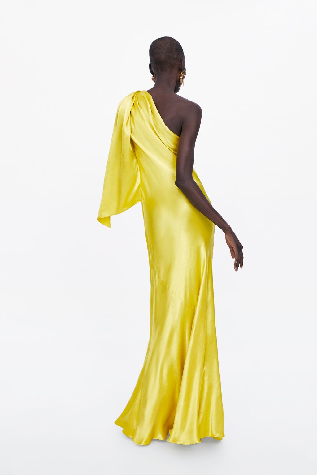 Image 3 of LIMITED EDITION ONE-SHOULDER DRESS from Zara