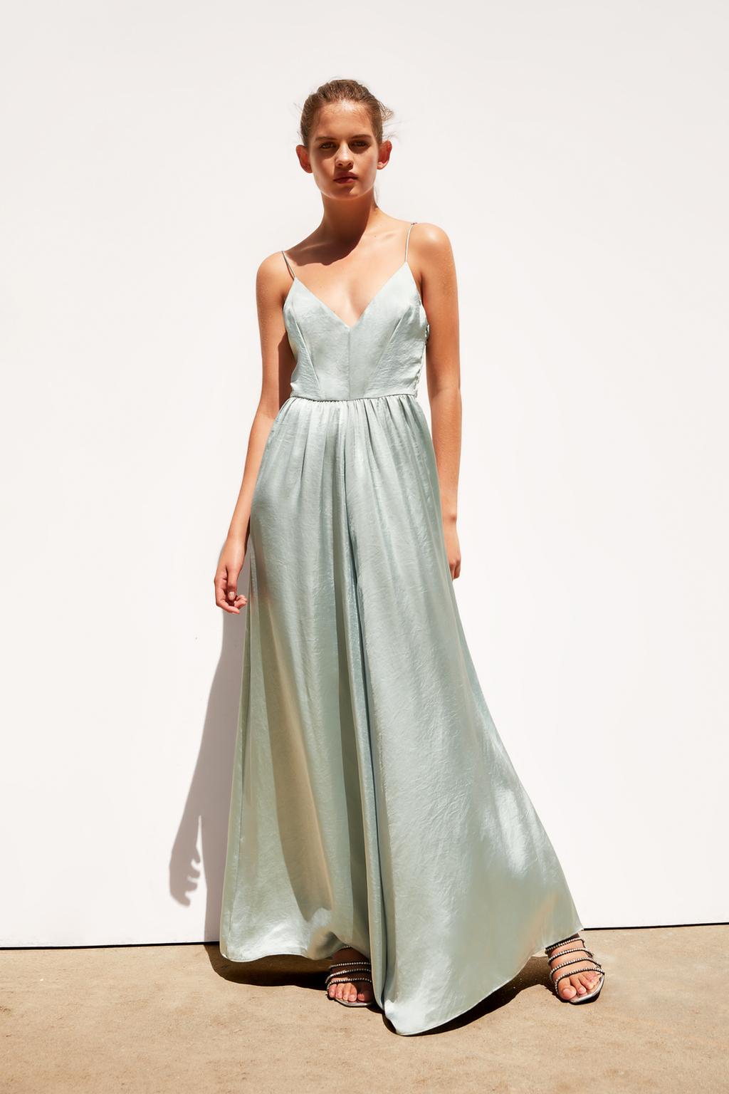 Image 1 of LIMITED EDITION SATIN JUMPSUIT from Zara