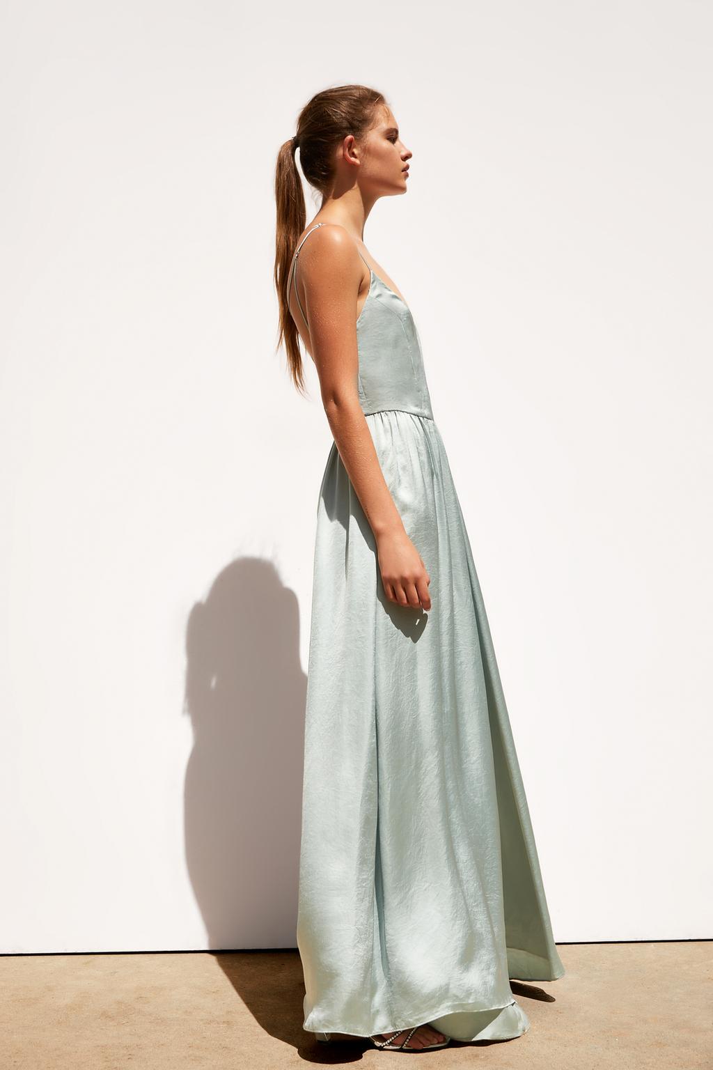 Image 4 of LIMITED EDITION SATIN JUMPSUIT from Zara