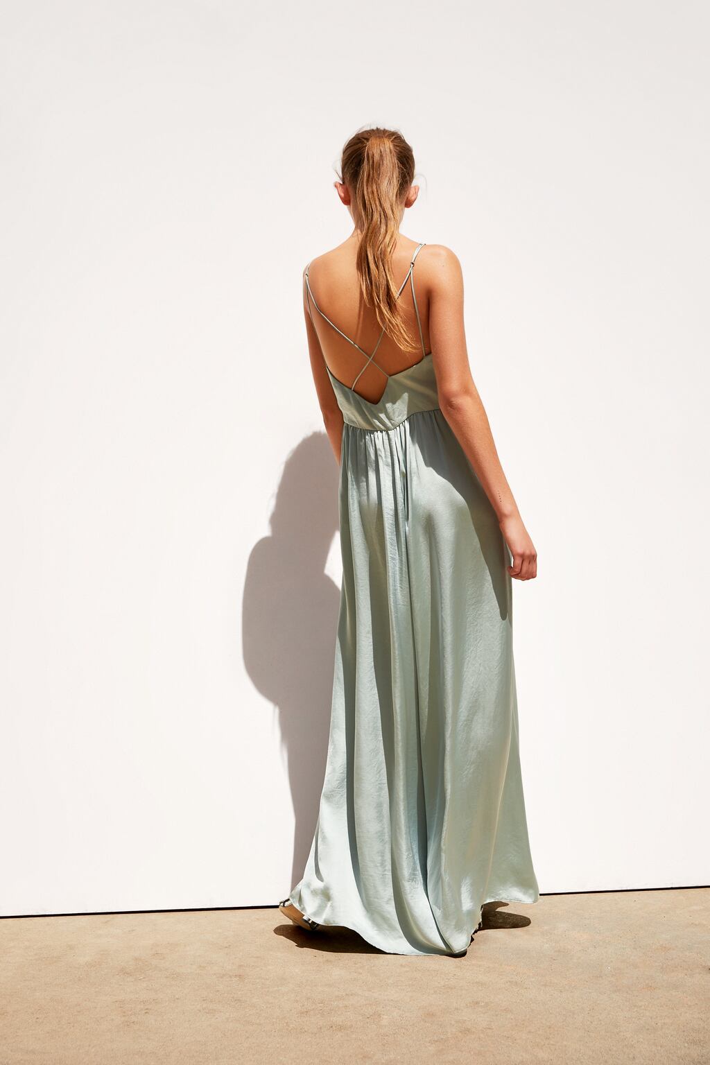 Image 6 of LIMITED EDITION SATIN JUMPSUIT from Zara
