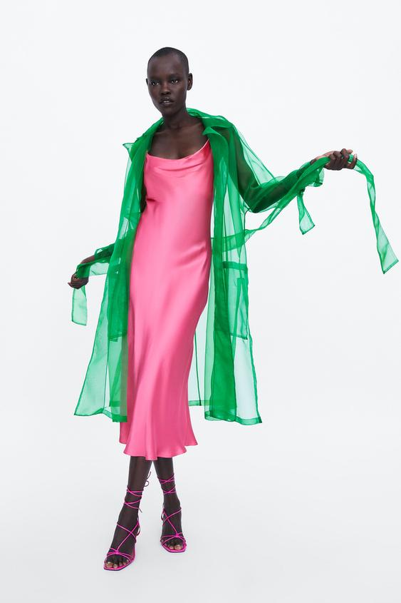 Image 1 of ORGANZA TRENCH COAT from Zara