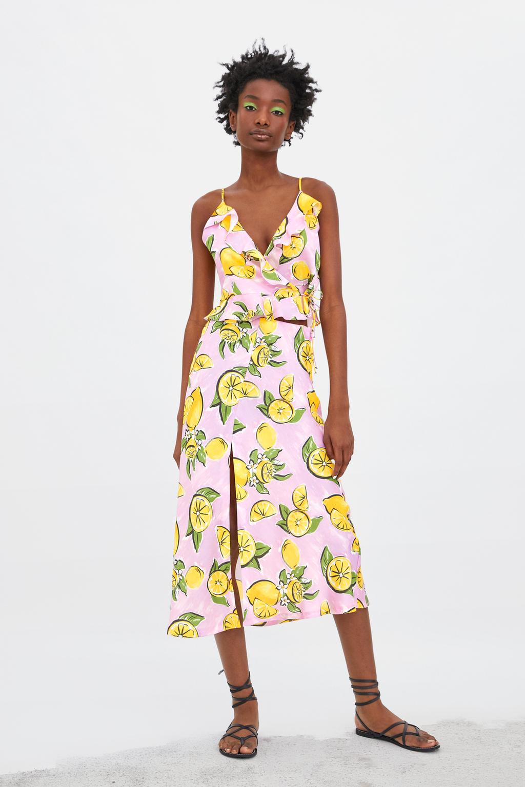 Image 1 of LEMON PRINT TOP from Zara