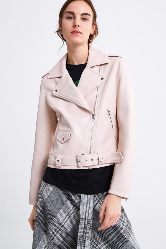 Faux Leather Biker Jacket