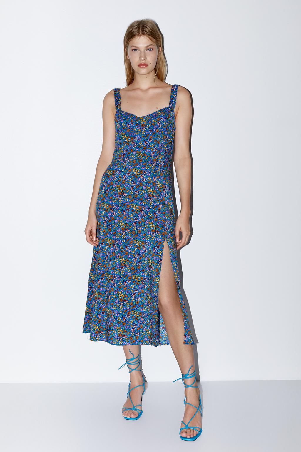 Image 1 of FLORAL PRINT DRESS from Zara