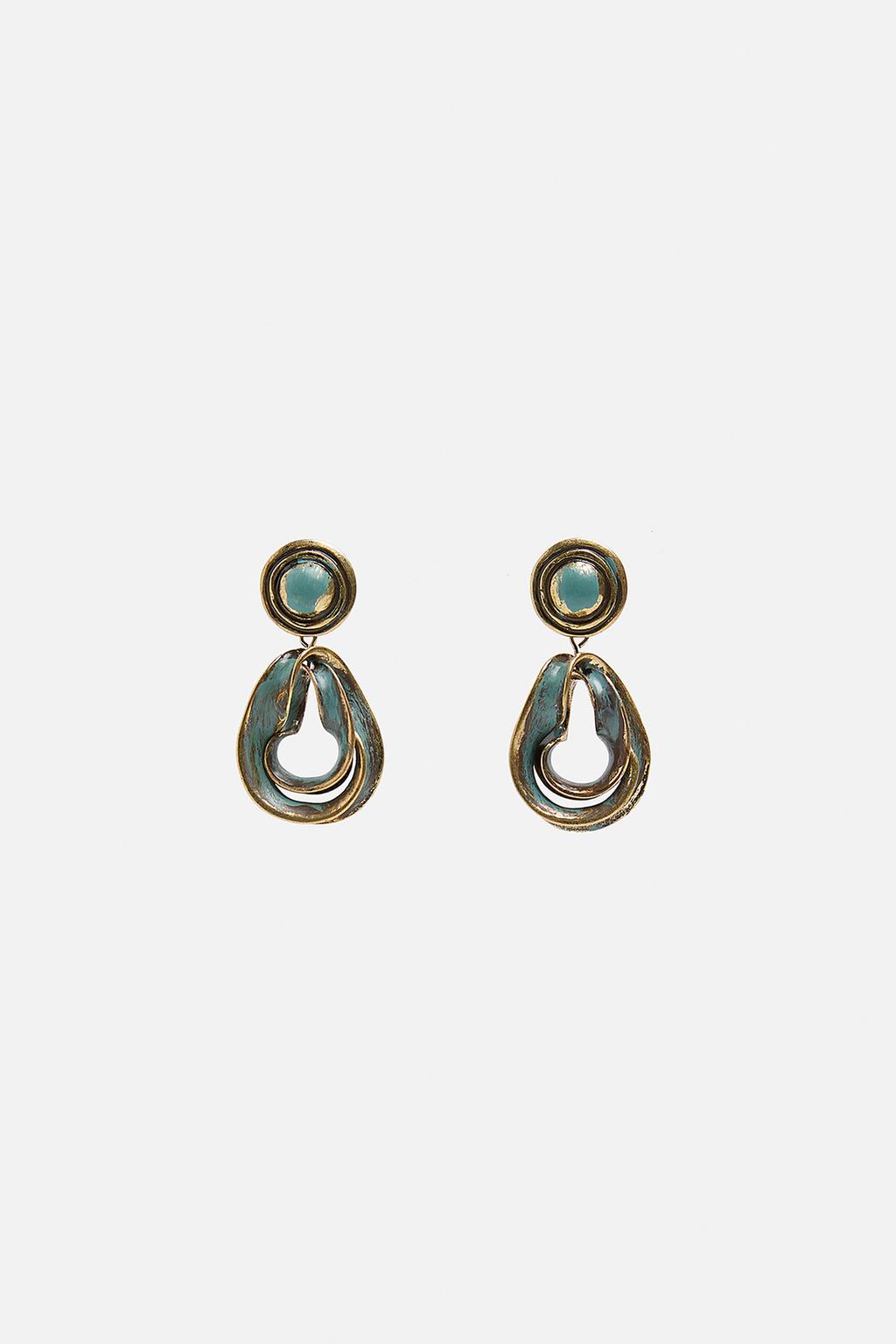 Image 1 of ENAMELLED EARRINGS from Zara