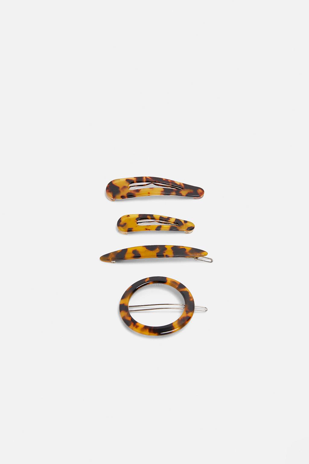 Image 1 of PACK OF ACETATE HAIR CLIPS from Zara