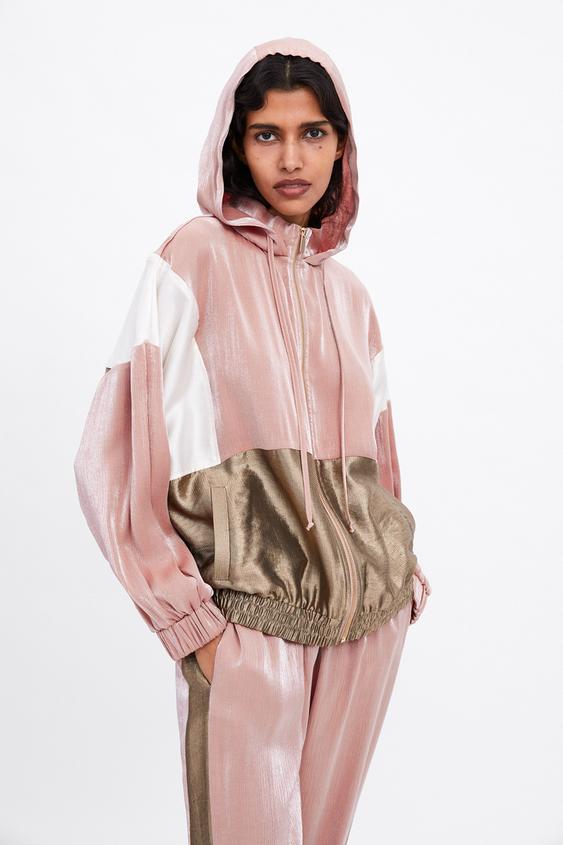 Image 2 of COLOUR BLOCK SWEATSHIRT from Zara