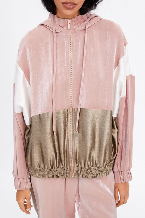 Image 4 of COLOUR BLOCK SWEATSHIRT from Zara